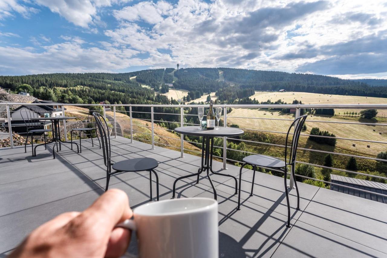 Wellness Villa Klinovec Views Loučná pod Klínovcem Kültér fotó