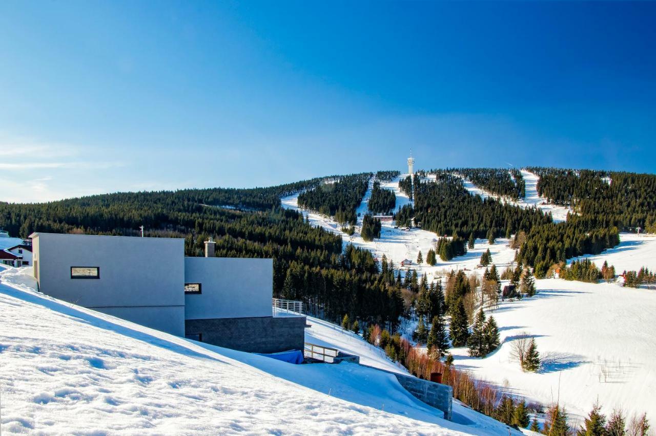 Wellness Villa Klinovec Views Loučná pod Klínovcem Kültér fotó